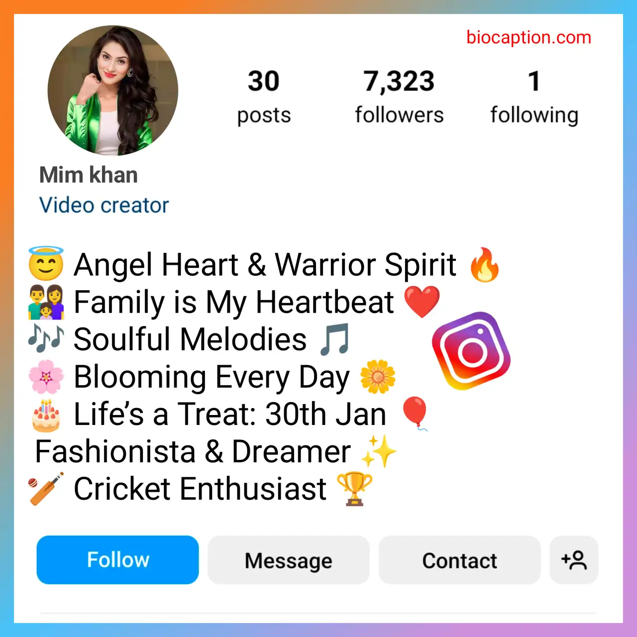 Instagram Bio for Girls
